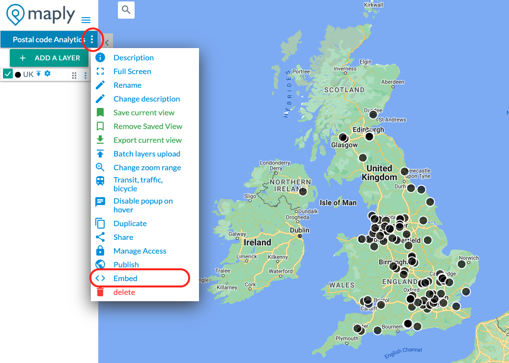 Embed a Map - Help - Maply